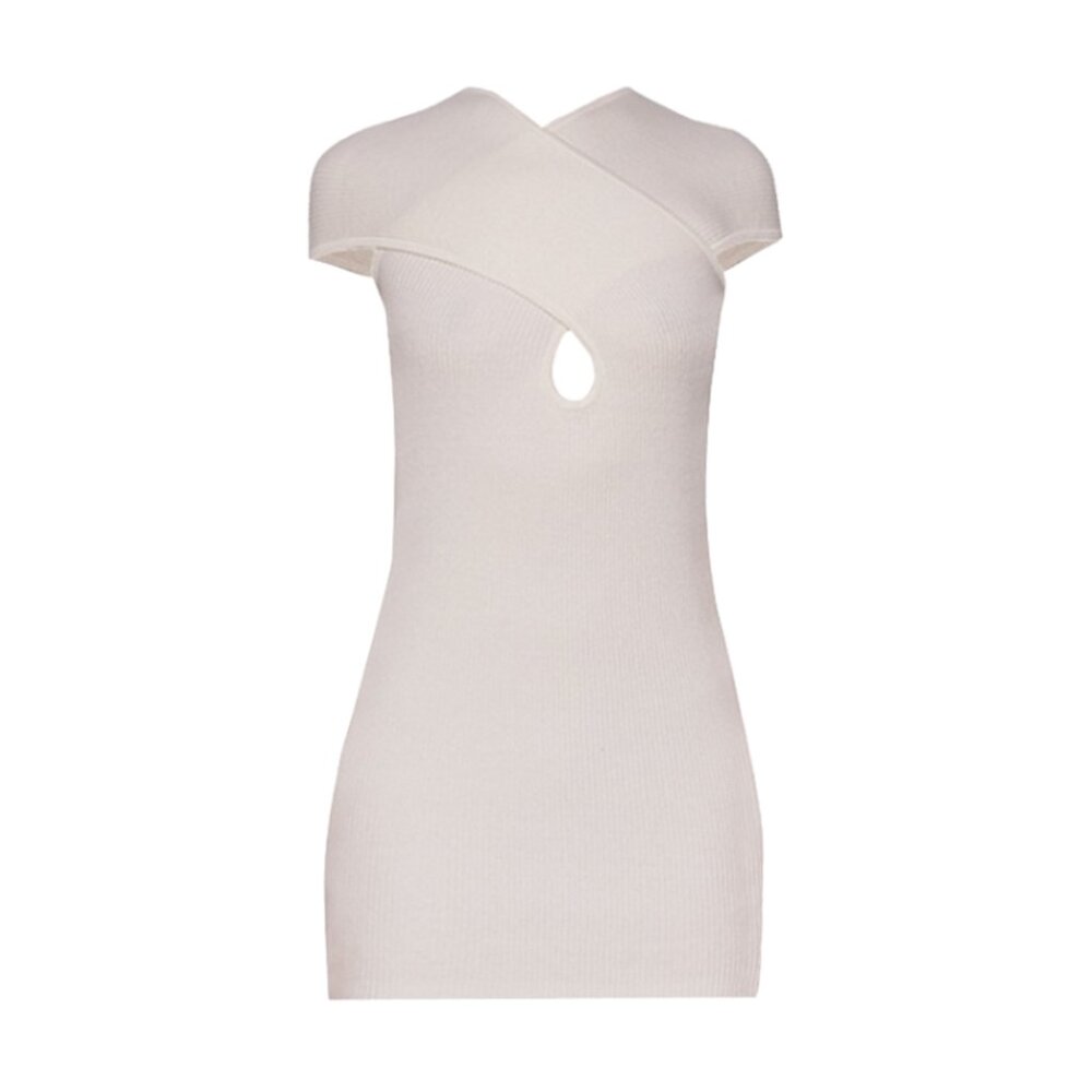 WYNN HAMLYN Dune Mini Dress - Ivory
